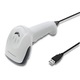 Баркод четец Qoltec, 1D, CCD, USB, Бял