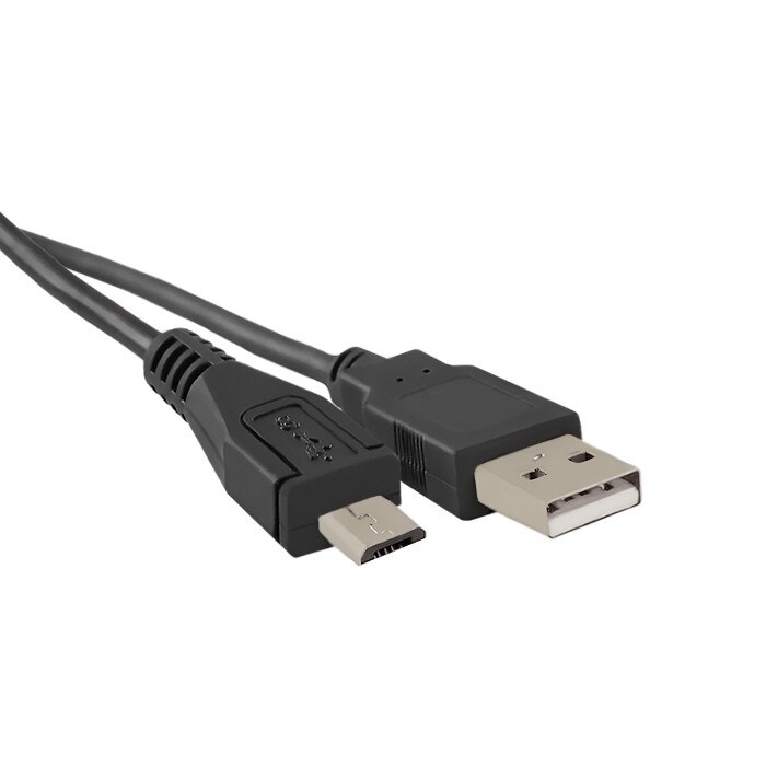 Cablu USB A tata la Micro USB B tata Qoltec, 1 m, Negru