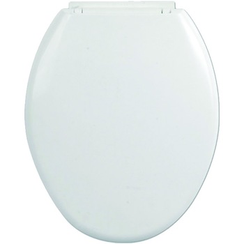 Capac WC universal Optima Lotus, plastic, soft-colse, Alb Capac WC universal Optima Lotus, plastic, soft-colse, Alb