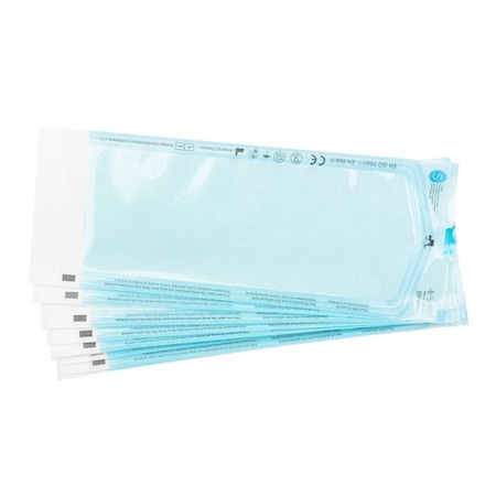 Set 200 bucati pungi autosigilante sterilizare 90 x260 mm, indicator autoclav, Dr. Mayer