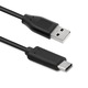 USB кабел 2.0, 0,25 m, черен