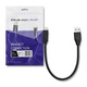 USB кабел 2.0, 0,25 m, черен
