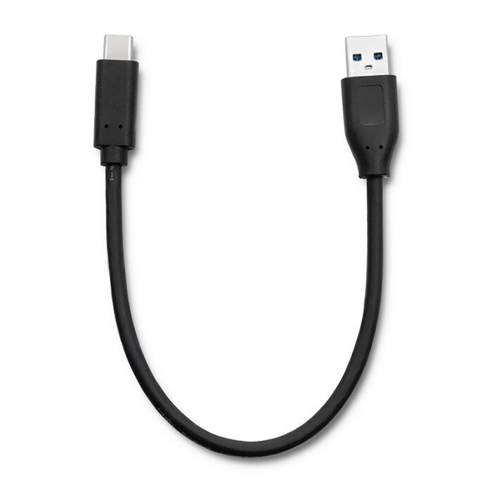 Cablu USB 3.0 A tata la USB-C tata Qoltec, 0.25 m, Negru