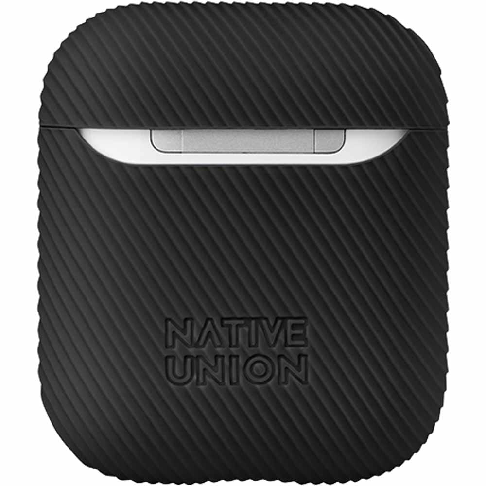 Husa silicon Native Union Curve pentru Apple AirPods 1/2, Negru