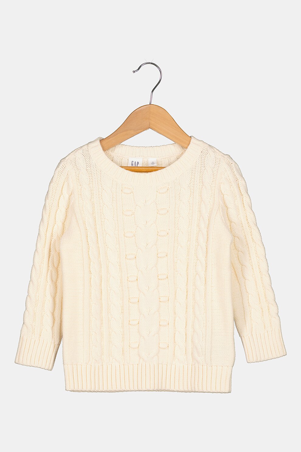 GAP, Pulover cu model torsade, Crem