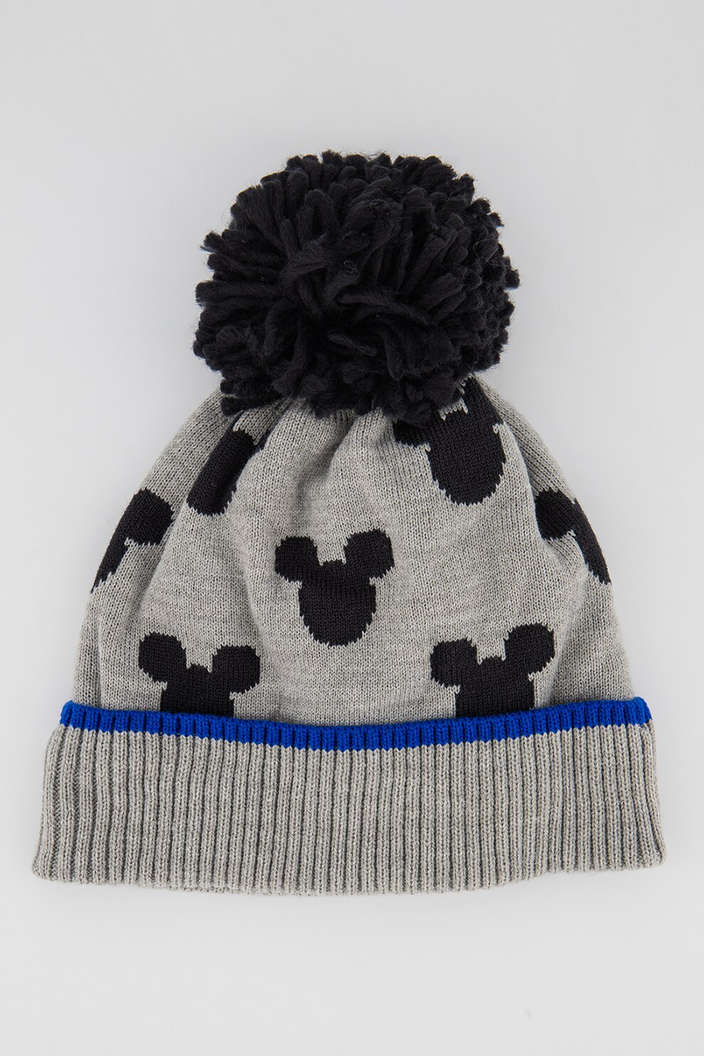 GAP, Caciula cu imprimeu Mickey Mouse, Gri/Albastru royal/Negru