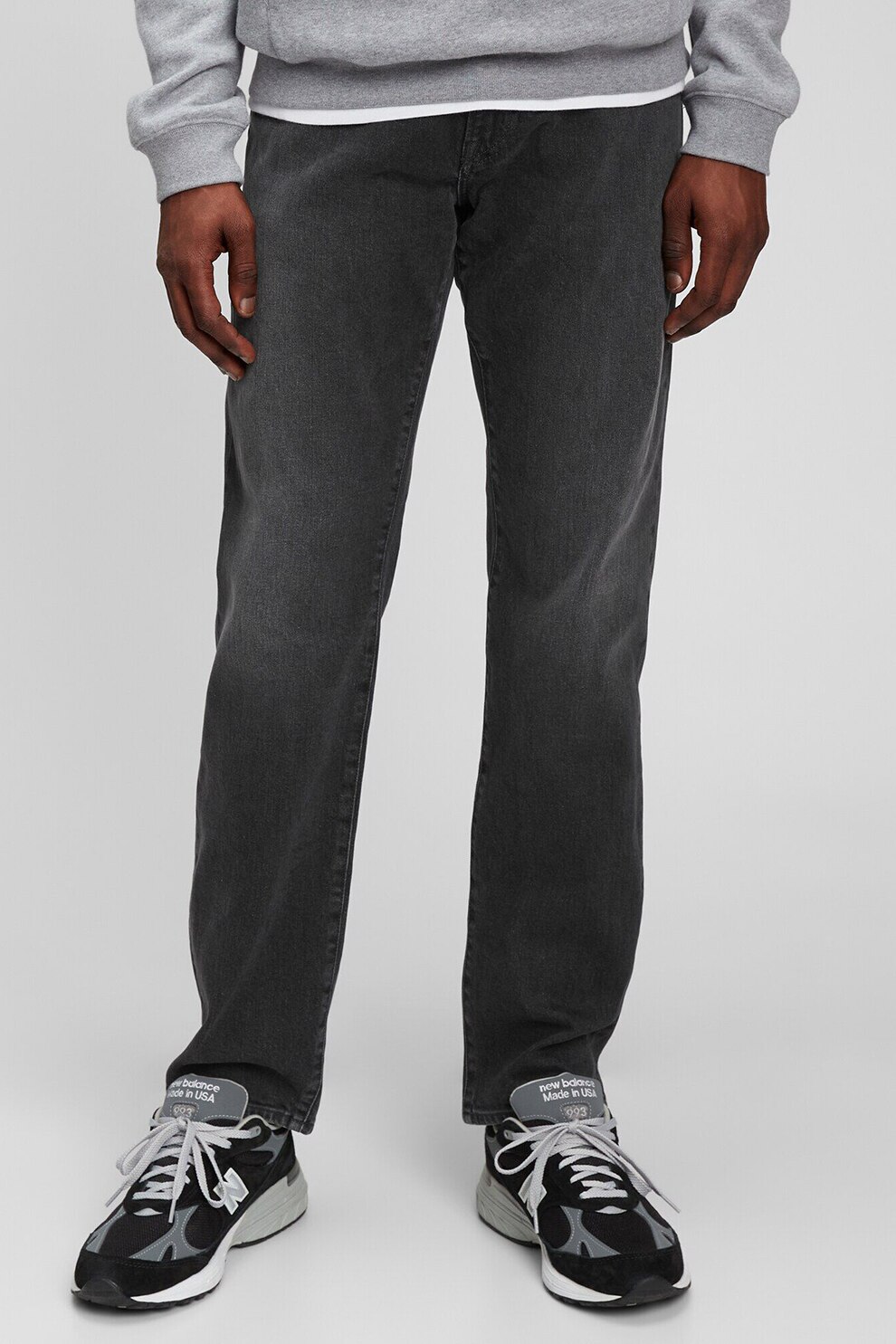 GAP, Blugi drepti GapFlex Washwell™, Gri antracit