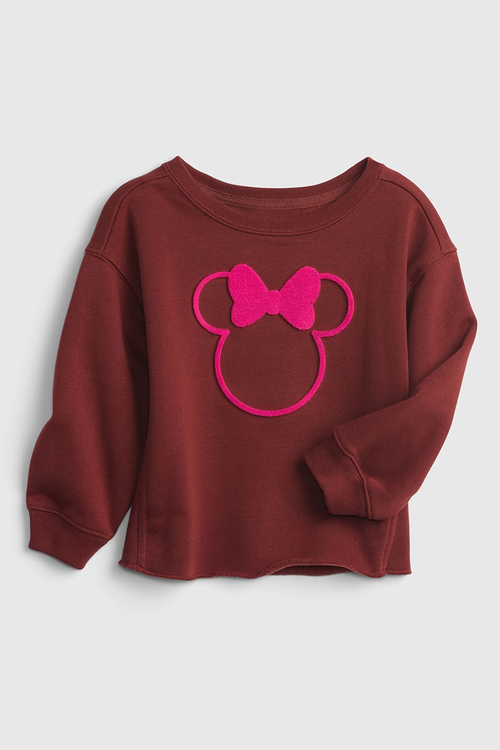 GAP, Bluza sport cu aplicatie Minnie Mouse, Coniac