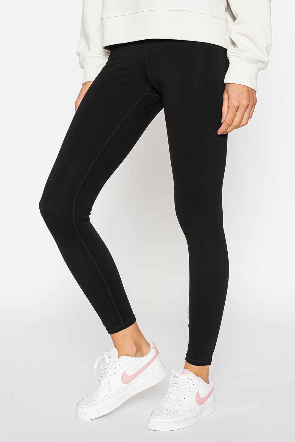 GAP, Colanti crop cu talie inalta, Negru