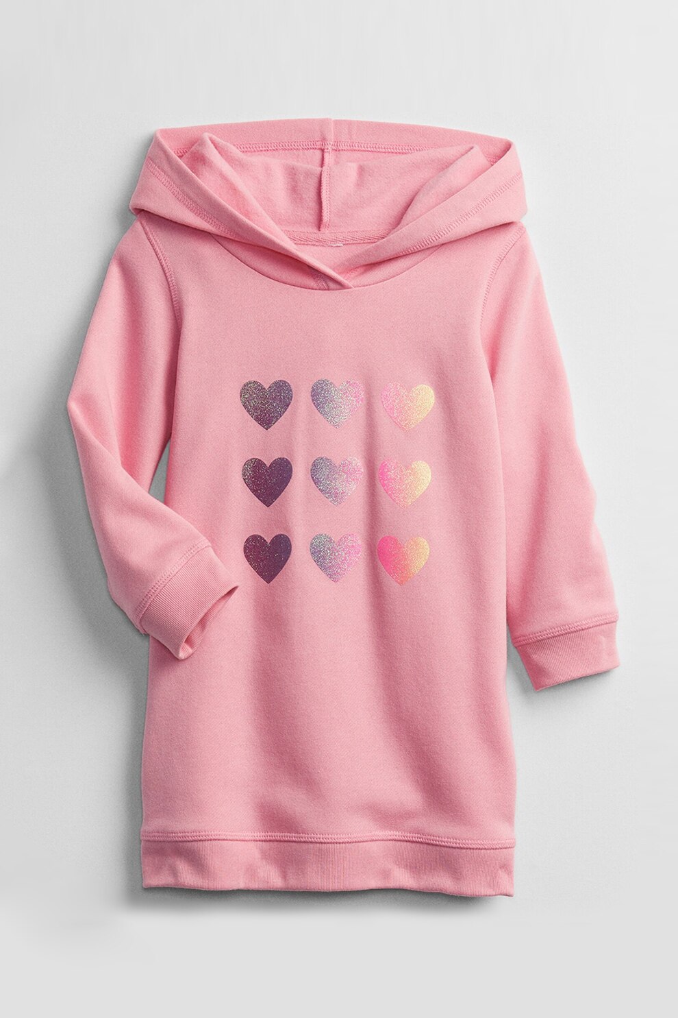 GAP, Rochie-hanorac cu imprimeu irizat, Roz pastel