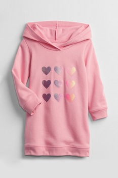 GAP, Rochie-hanorac cu imprimeu irizat, Roz pastel GAP, Rochie-hanorac cu imprimeu irizat, Roz pastel