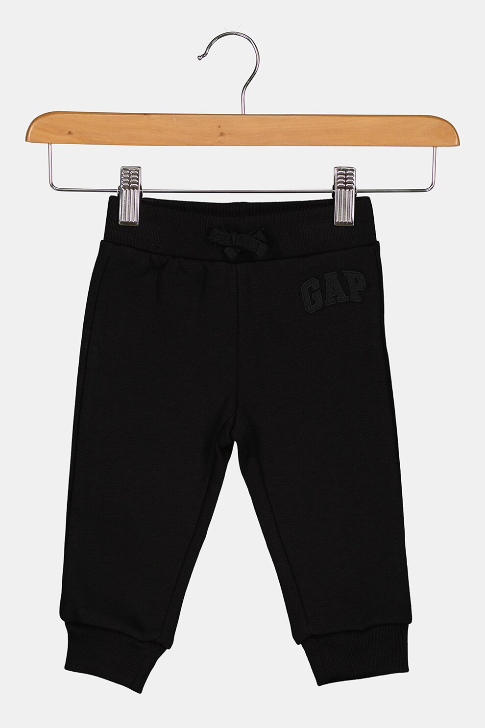 GAP, Pantaloni sport cu logo, Negru