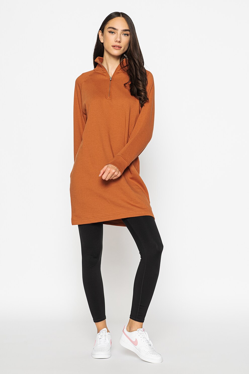 GAP, Rochie sport cu maneci raglan, Scortisoara