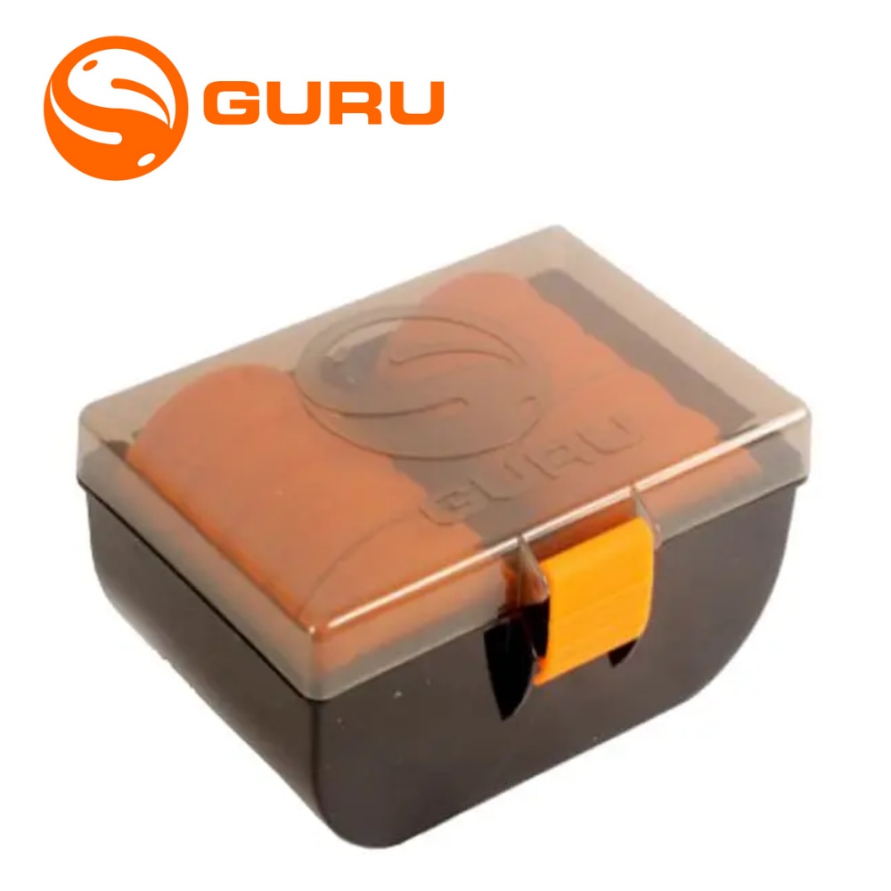 Cutie pentru accesorii de pescuit, plastic, maro, GURU Rig Box