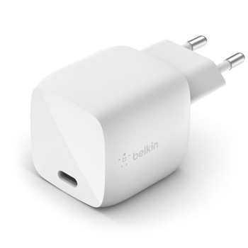 Incarcator Belkin, Compatibil cu Apple, USB-C, 30W, Alb Incarcator Belkin, Compatibil cu Apple, USB-C, 30W, Alb