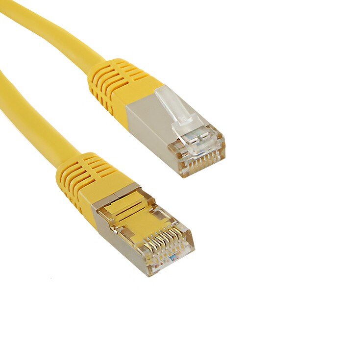 Cablu FTP Qoltec, Cat 6, 1 m, Galben