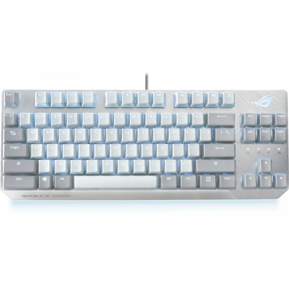 Tastatura Mecanica Gaming ASUS ROG Strix Scope NX TKL Moonlight White