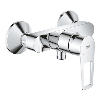Baterie cabina dus Grohe Start Loop, montare perete, crom Baterie cabina dus Grohe Start Loop, montare perete, crom
