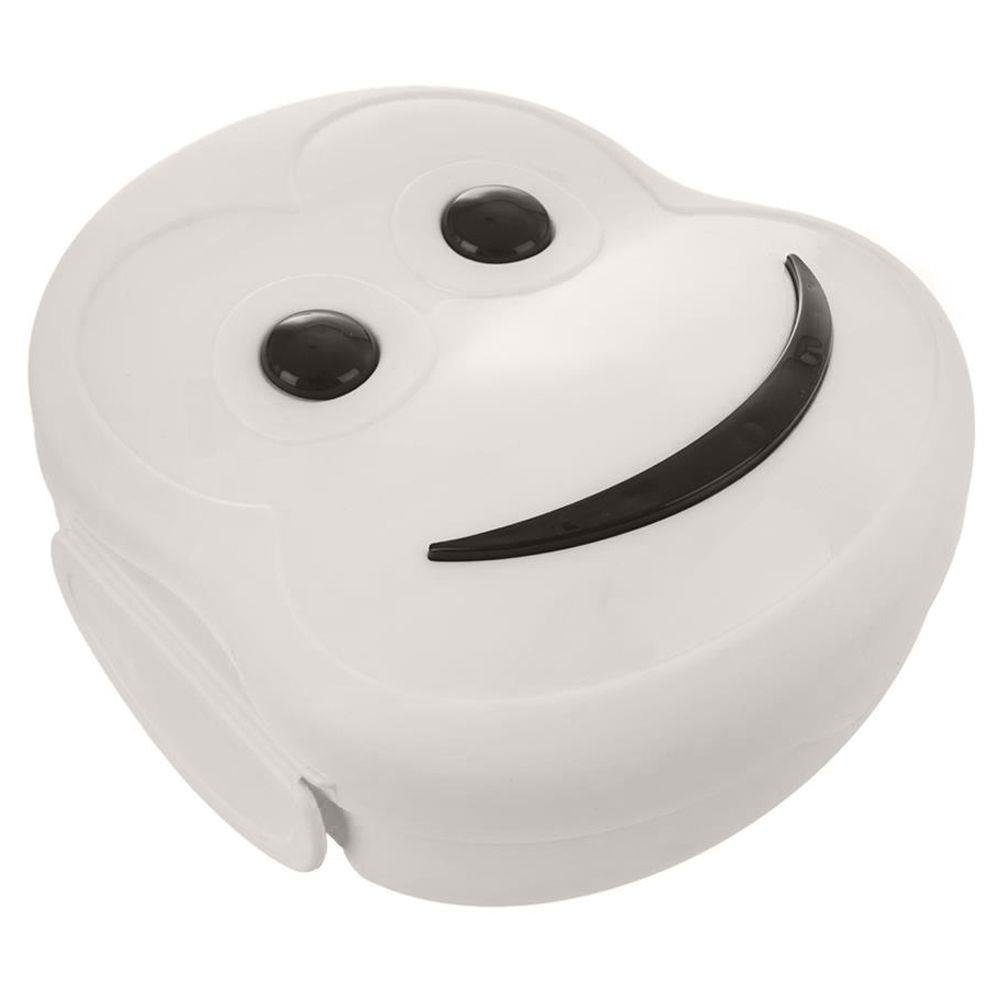 Recipient mancare pentru scoala Orion, Model maimuta, Alb