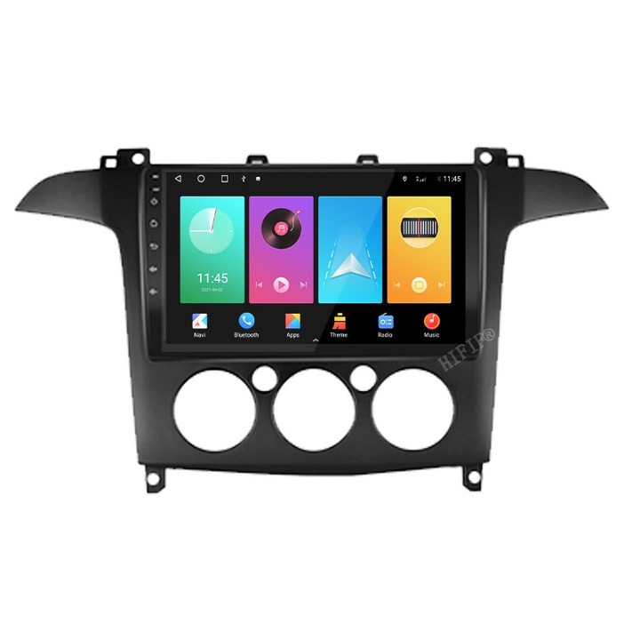 Мултимедия с навигация ZT, за FORD S-MAX 2006-2014 - 9'' НАВИГАЦИЯ, КЛИМАТИК, 8+8+64, 9216