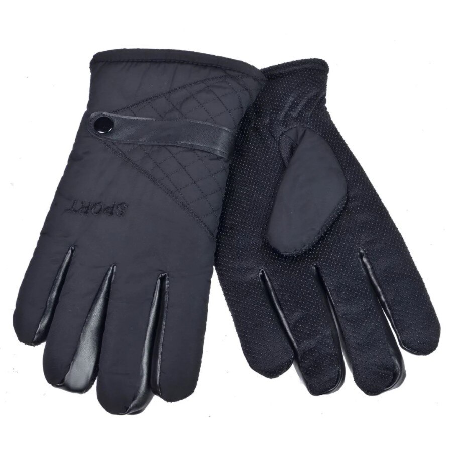 Manusi barbati, Zola®, de iarna, model Sport, negre, marime universala