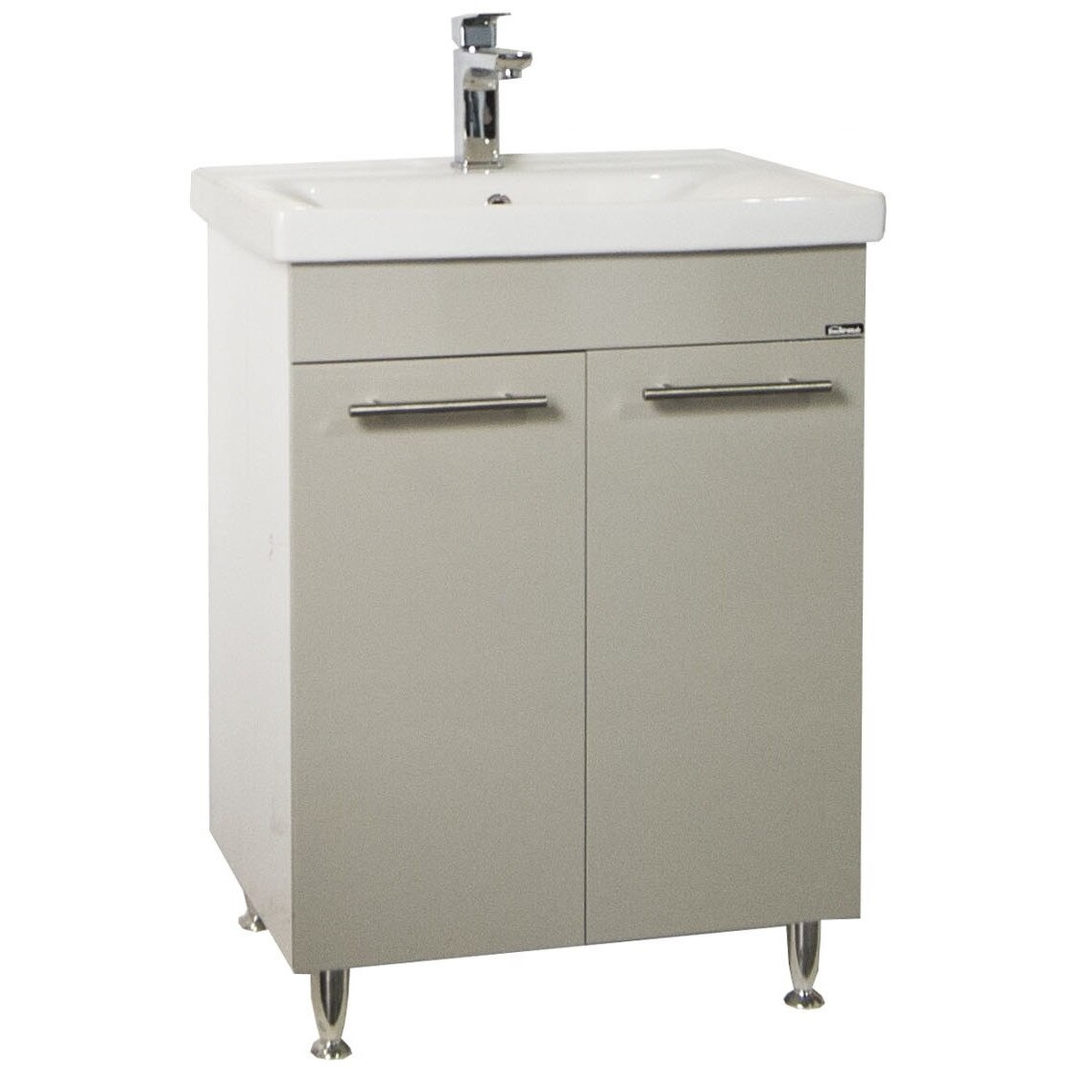 Baza MDF si lavoar Badenmob , seria 754 , 60x45cm , Taupe