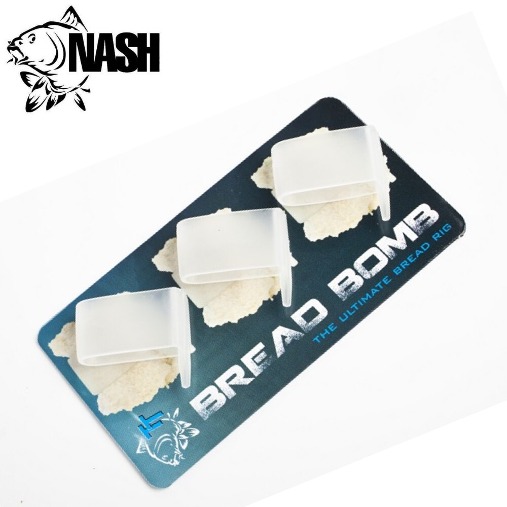 Set momeli, diferite dimensiuni, alb, NASH Carp Fishing Bread Bomb