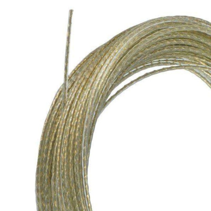 Sarma Pentru Rufe Cu Fir Metalic Si Sistem De Tensionare, Orion, 50 m, Metal, Auriu