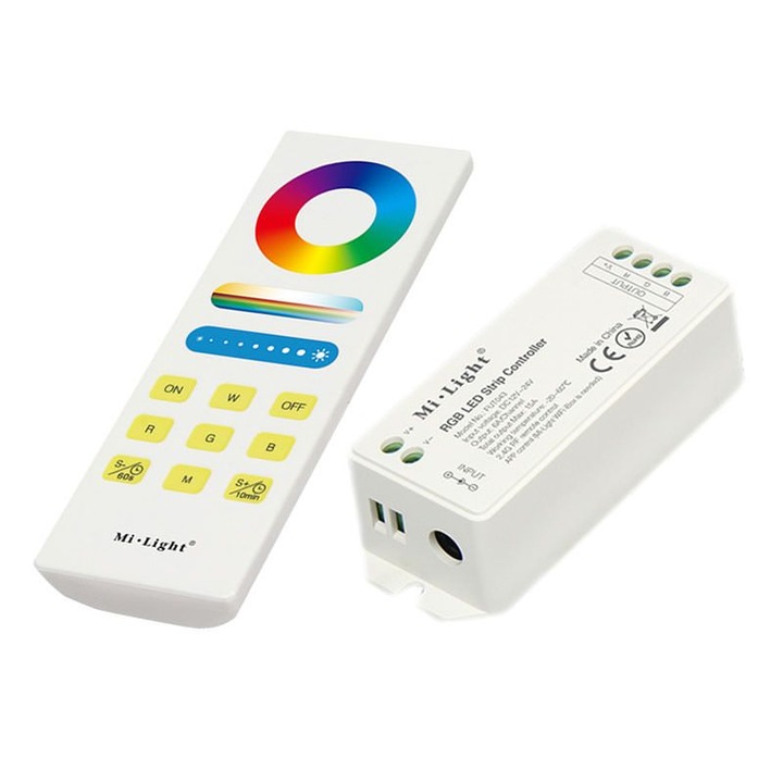 Controller smart cu telecomanda pentru banda LED RGB, FUT043A Mi-light