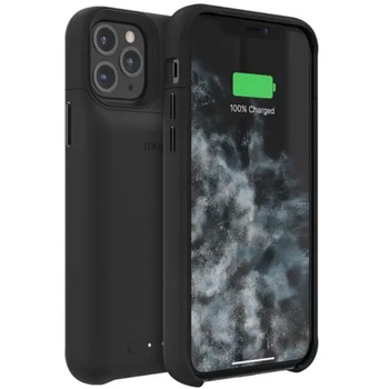 Husa cu baterie incorporata Mophie Juice Pack Access compatibila cu iPhone 11 Pro, 2.000 mAh, Plastic, Negru Husa cu baterie incorporata Mophie Juice Pack Access compatibila cu iPhone 11 Pro, 2.000 mAh, Plastic, Negru
