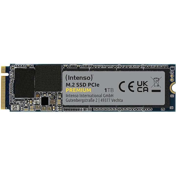 Твърдо състояние устройство Intenso, 1TB, PCIe NVMe, M.2