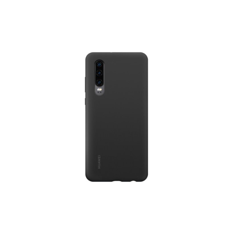 Husa pentru Huawei P30, cu insertie magnetica pentru suport magnetic auto, Negru