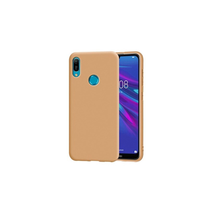 Husa, capac de protectie, pentru Huawei Y6 2019, Crem