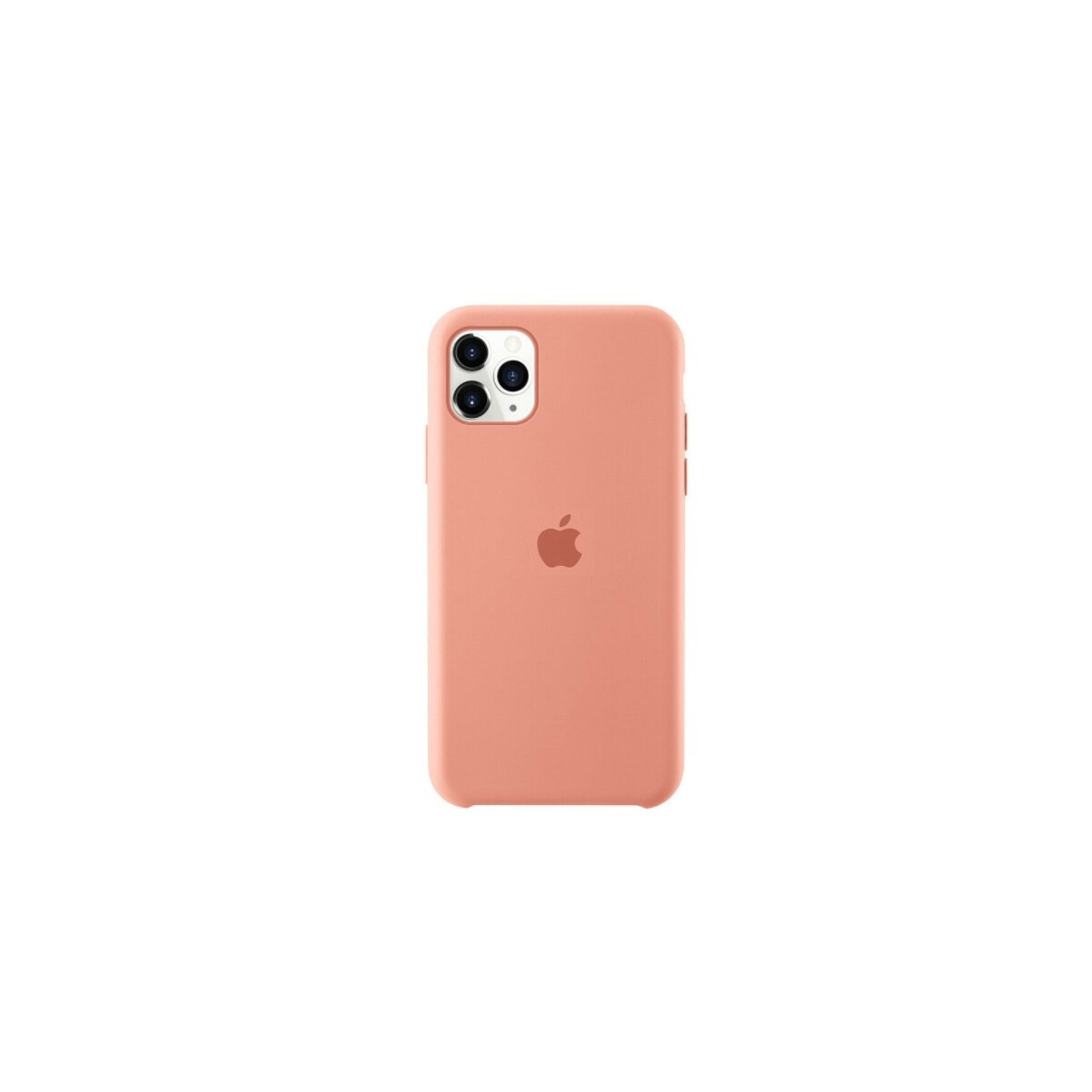 Husa cu logo Apple pentru iPhone 11 Pro Max, silicon, Corai