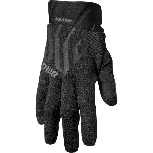Manusi atv/cross Thor Draft, culoare negru, marime S
