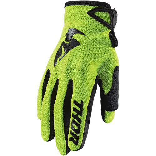 Manusi atv/cross Thor Sector, culoare acid/negru, marime M
