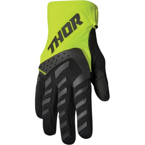 Manusi atv/cross Thor Spectrum, culoare negru/acid, marime 2XL