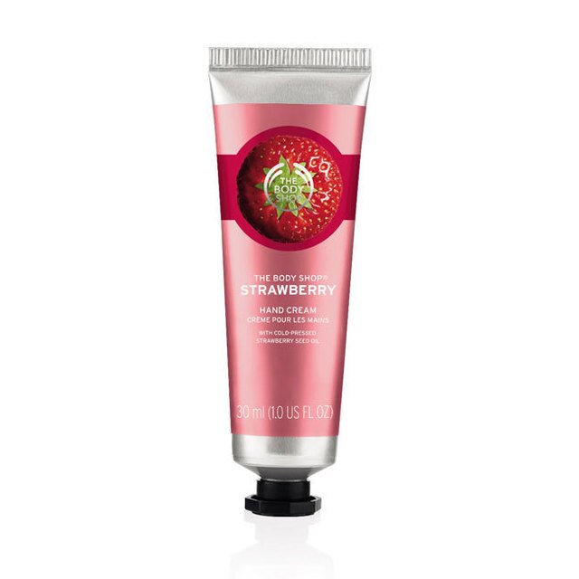 Crema pentru maini Strawberry, The Body Shop, 30ml