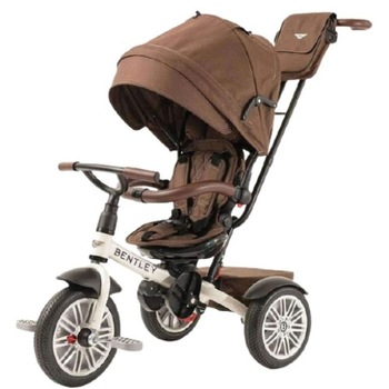 Tricicleta, Bentley 6in1, model Satin, White/Brown Tricicleta, Bentley 6in1, model Satin, White/Brown