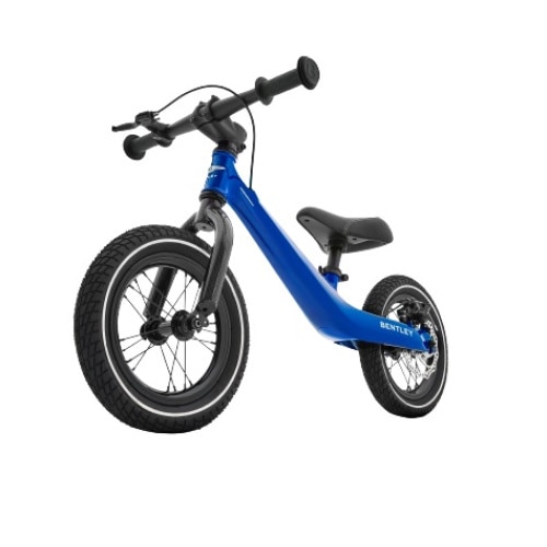 Bicicleta de echilibru fara pedale, Bentley, model Sequin Blue, albastru