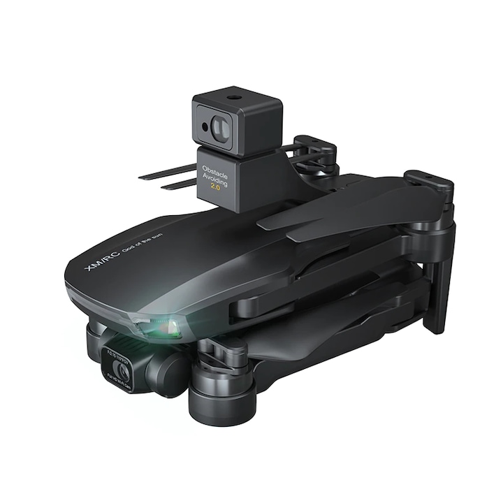 M9 MAX 5G GPS professzionális drón, 360°-os akadálykerülés, összecsukható karok, 3 tengelyes stabilizátor, 6K HD EIS kamera élő adás a telefonon, 7,6V 3600 mAh akkumulátor kapacitás, repülési autonómia 28 perc