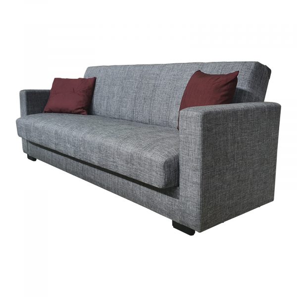 Canapea extensibila Camelia 220x75x85 cm, Gri