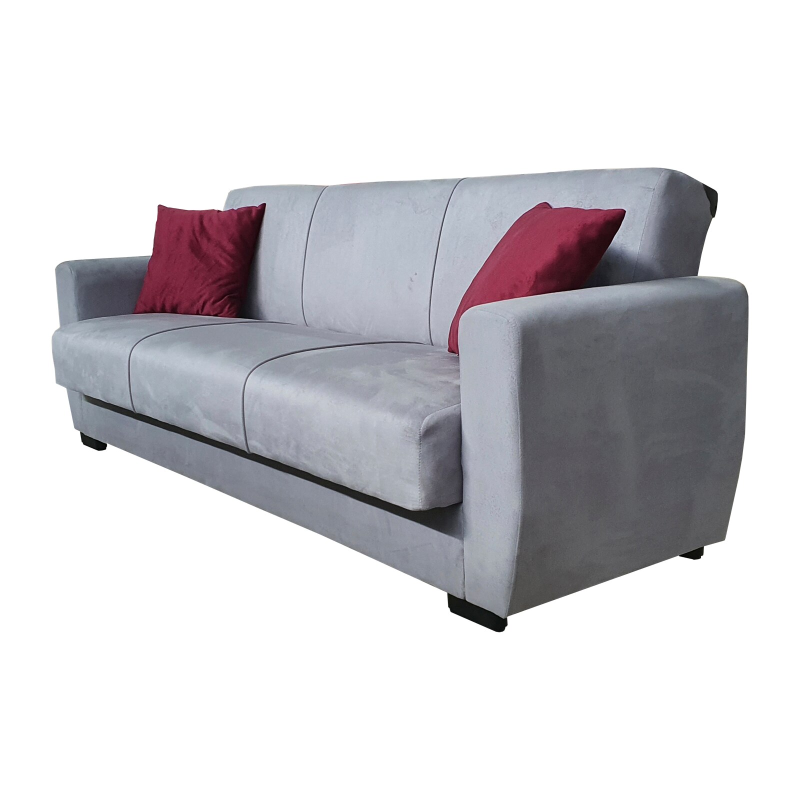 Canapea extensibila Dolce, lada depozitare 213x75x82 cm, Gri