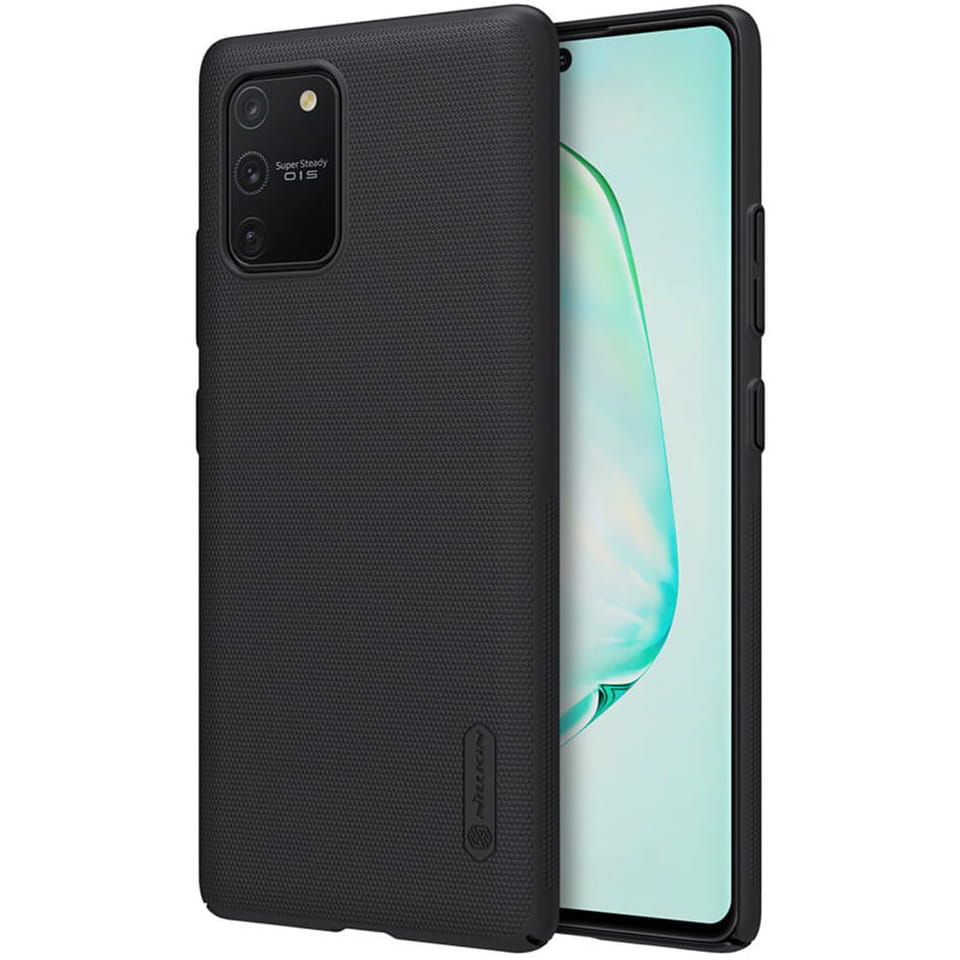 Husa Nillkin Frosted pentru Samsung Galaxy S10 Lite, Policarbonat, Negru