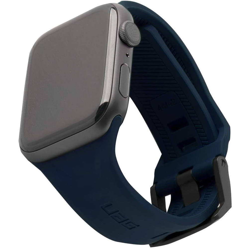 Curea URBAN ARMOR GEAR pentru Apple Watch SE/6/5/4/3/2/1, 42/44 mm, Silicon, Albastru inchis