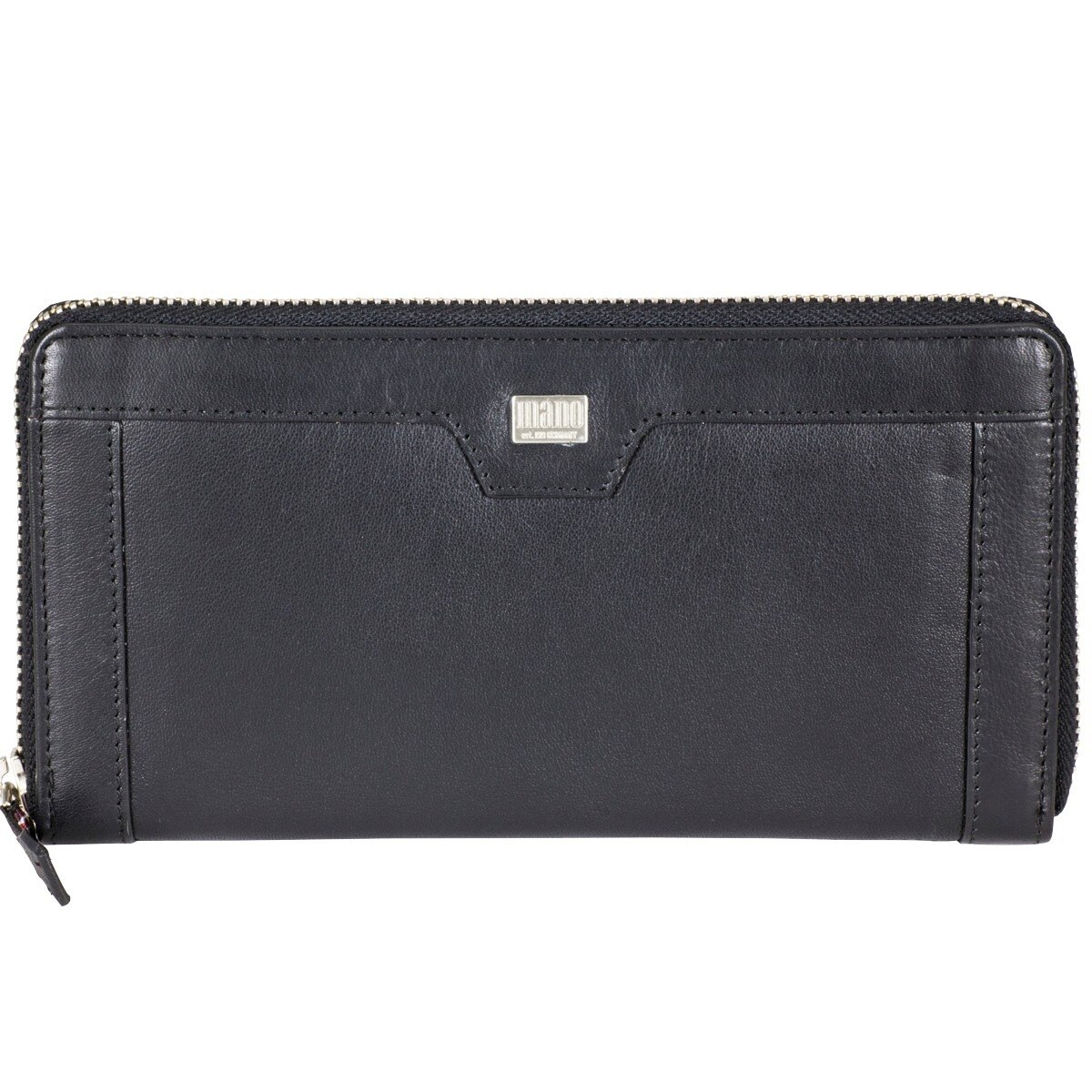 Portofel dama din piele naturala moale, Mano, model M20102, Bleumarin