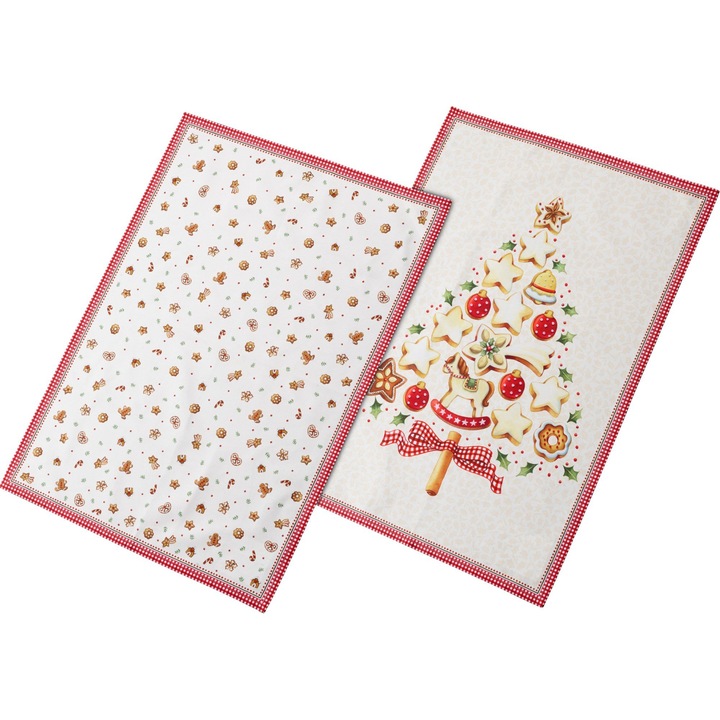 Set 2 prosoape de bucatarie Winter Bakery Delight 50x70 cm, bumbac, Villeroy&Boch-370685