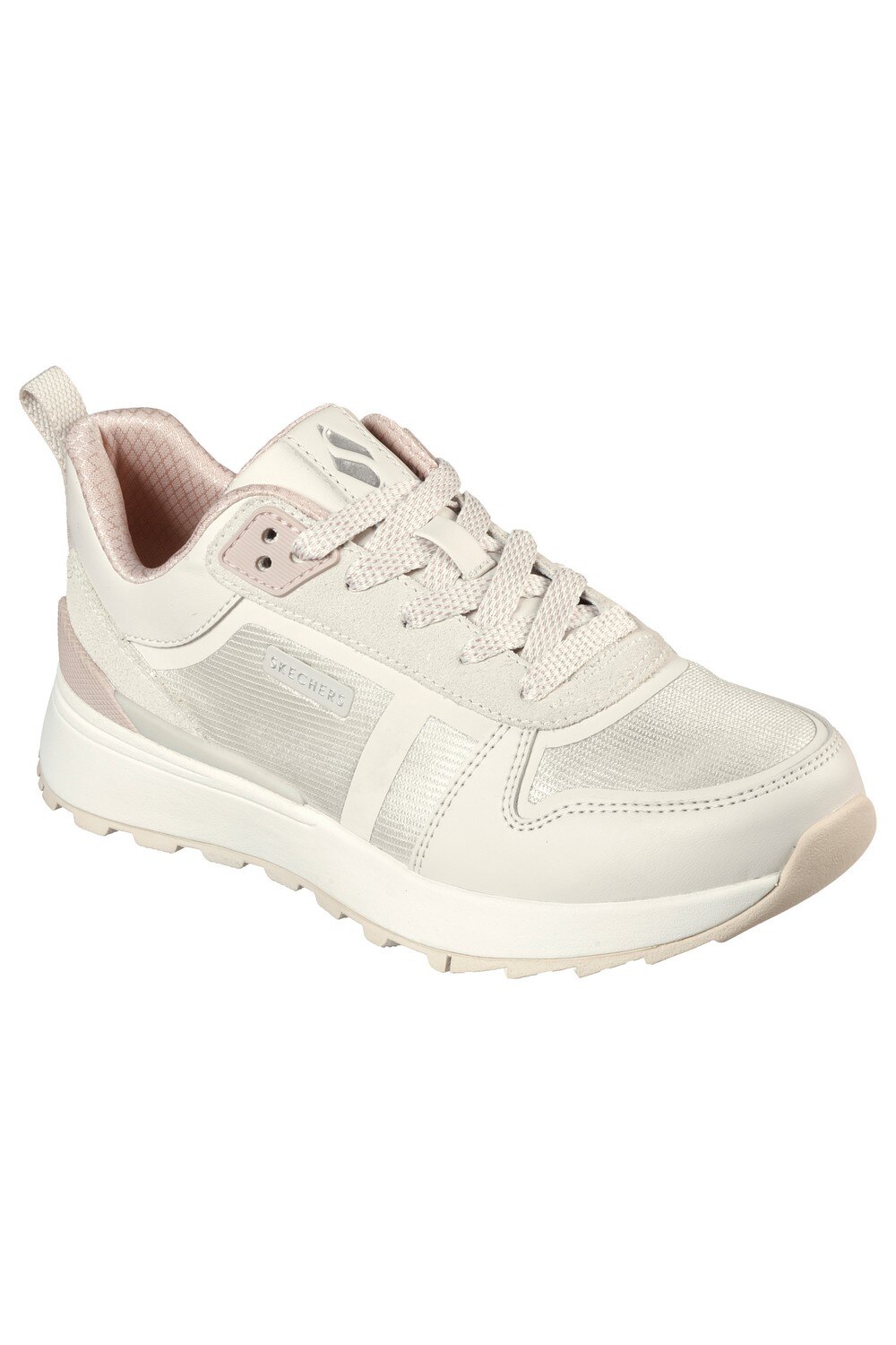 Pantofi sport Sunny Street Softly Skechers, Alb, 38.5