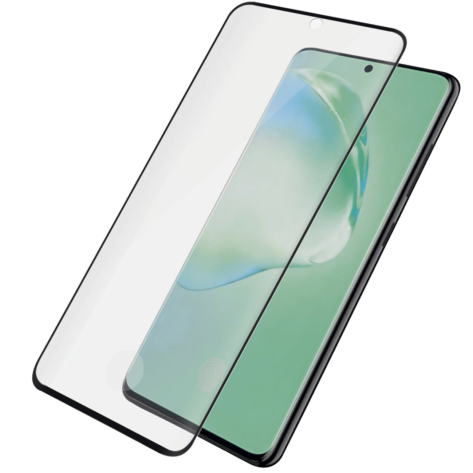 Folie sticla protectie, Panzerglass, Compatibil Galaxy S20 Plus, Negru