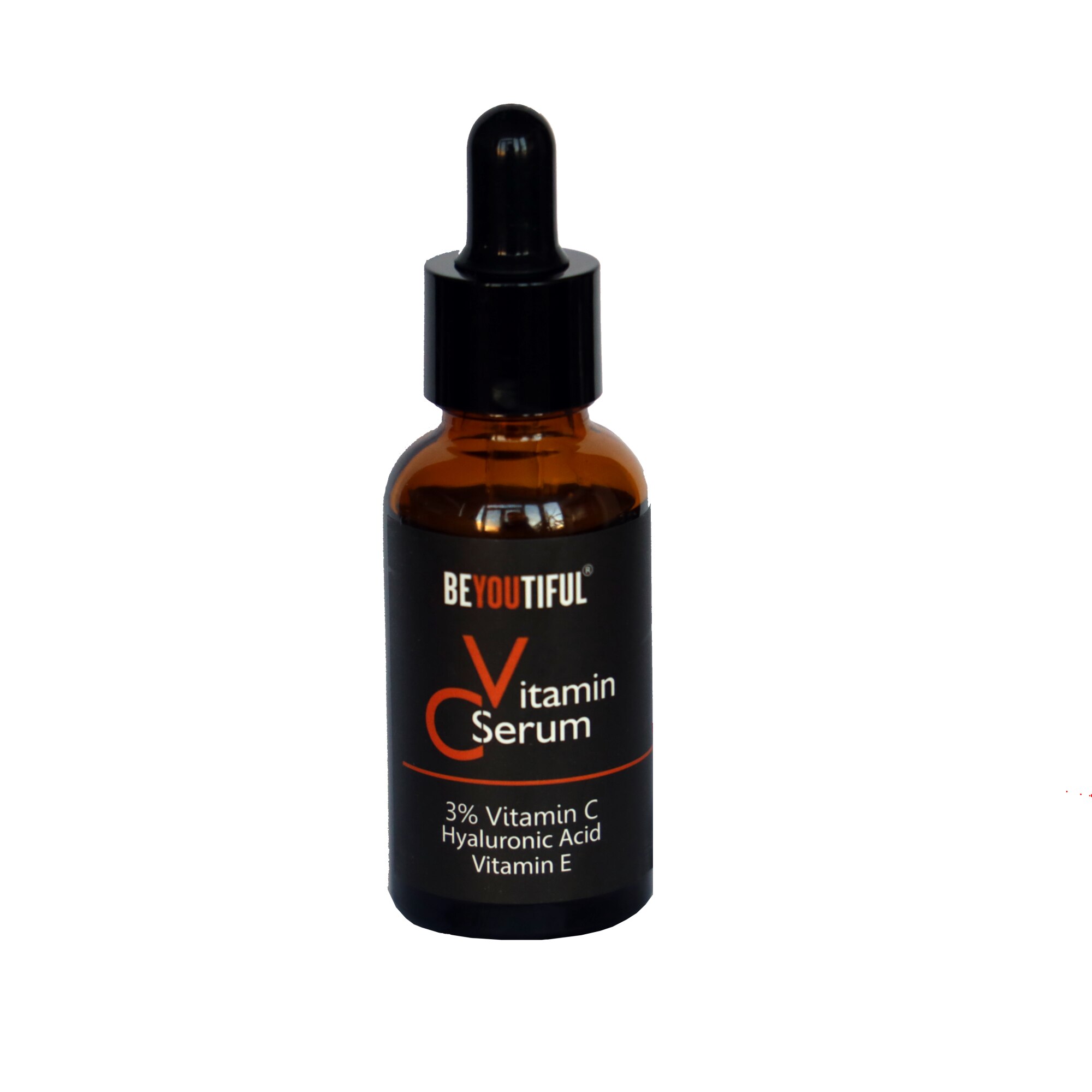 Ser cu vitamina C 3 %, acid hialuronic si vitamina E, Beyoutiful, 30 ml, efect anti-imbatranire si antioxidant